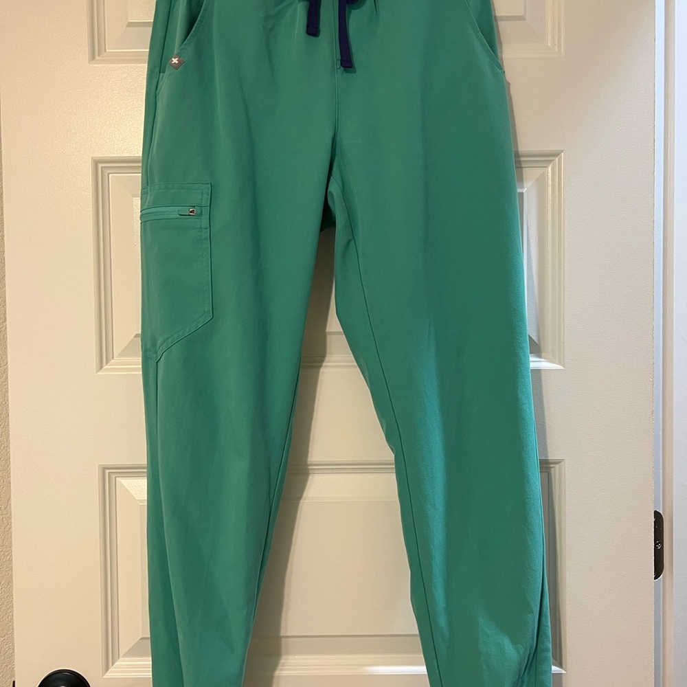 FIGS high waisted Zamora joggers Surgical green size XS